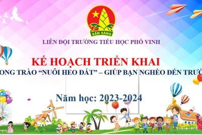 Phong trào: “Nuôi heo đất – Giúp bạn nghèo đến trường”