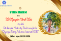 VINH DANH HỌC SINH ĐẠT GIẢI IOE CẤP TỈNH