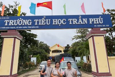 tiểu học phổ vinh ủng hộ tiểu học trần phú