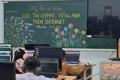 Vòng thi Olympic Tiếng Anh trên Internet (IOE) cấp trường